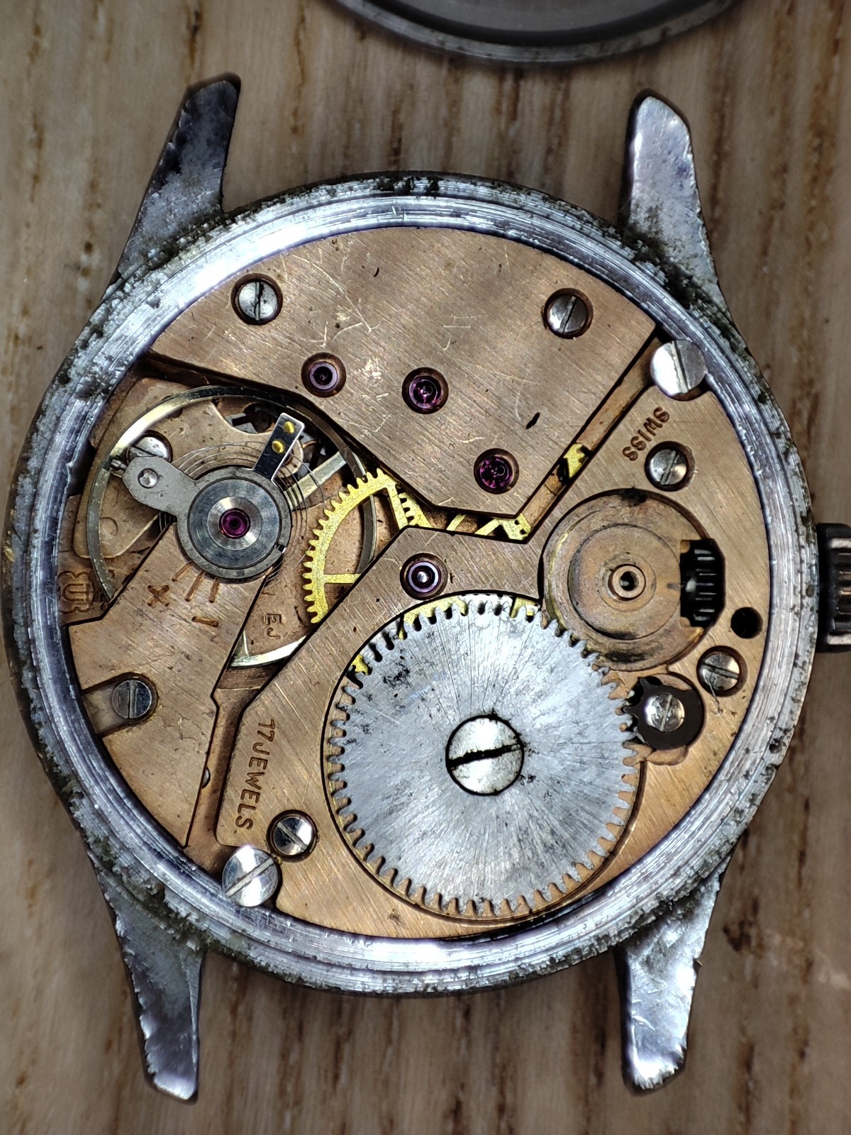 Unitas UT 6325 Watch movement amer – 32.5 mm – for parts and spares