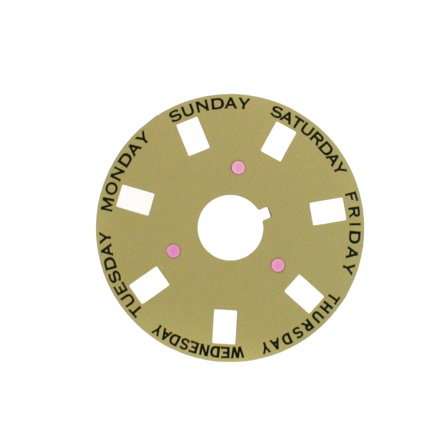 Calendar Day Disc fits ROLEX OYSTER QUARTZ Day Date 5055 19018 19019 Champagne
