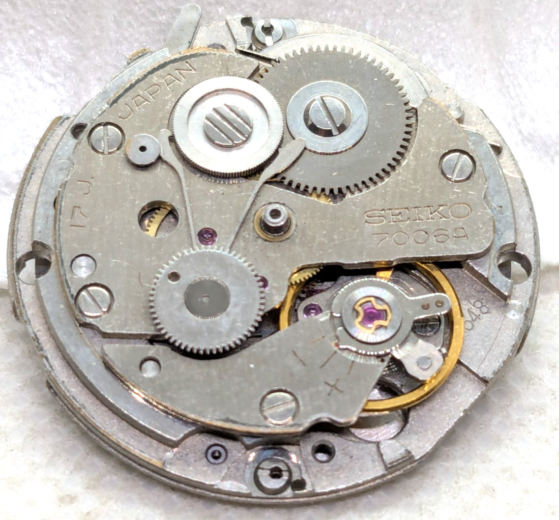 Seiko Caliber 7009A Mechanical Automatic Watch Movement 27 mm 17 Jewels VTG
