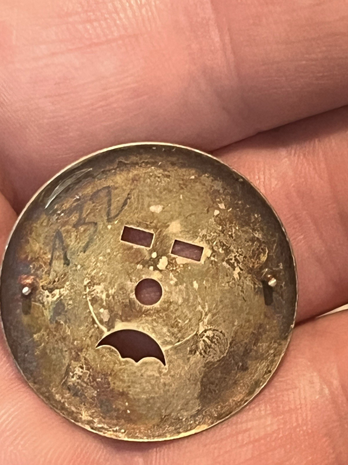 Nice Triple Date Moonphase Calendar Watch Dial, 29.3mm 132