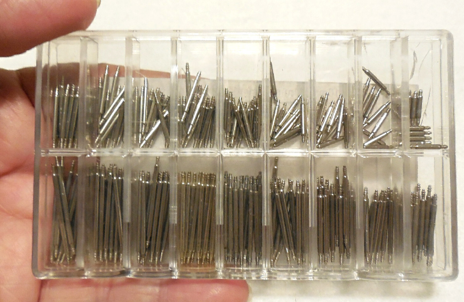 Spring Bar Assortment Watch Band 220 Pc Stainless Steel 8mm-25mm Double Flange