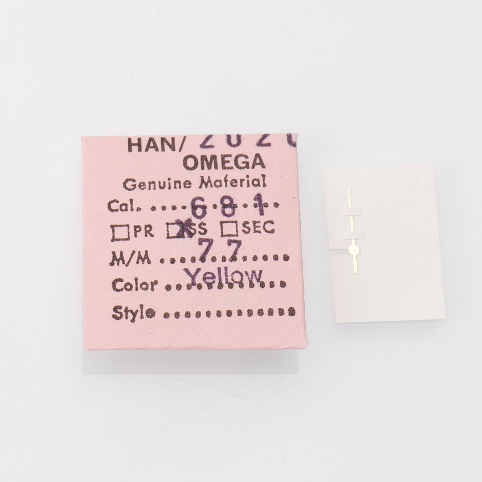 Vintage ORIGINAL OMEGA 681 Seconds Hand G 16 for Cal 681 New Old Stock (C6D16)