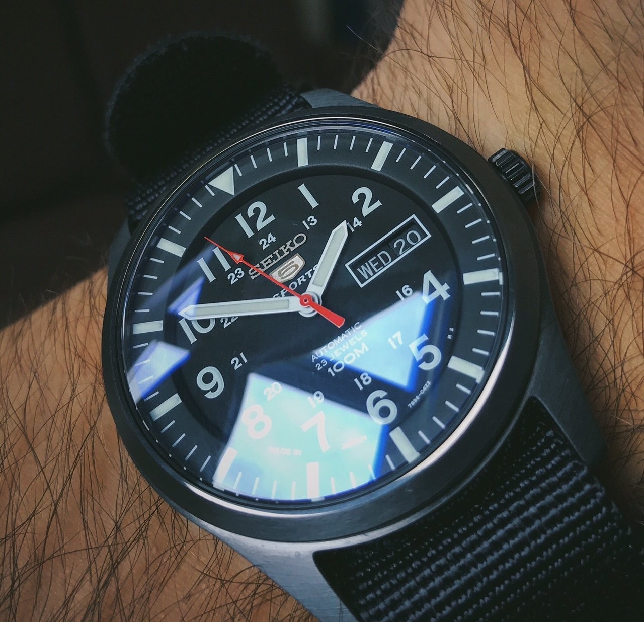 Watch Crystal Only for Seiko Military style SNZG Double Dome Sapphire Crystal –
