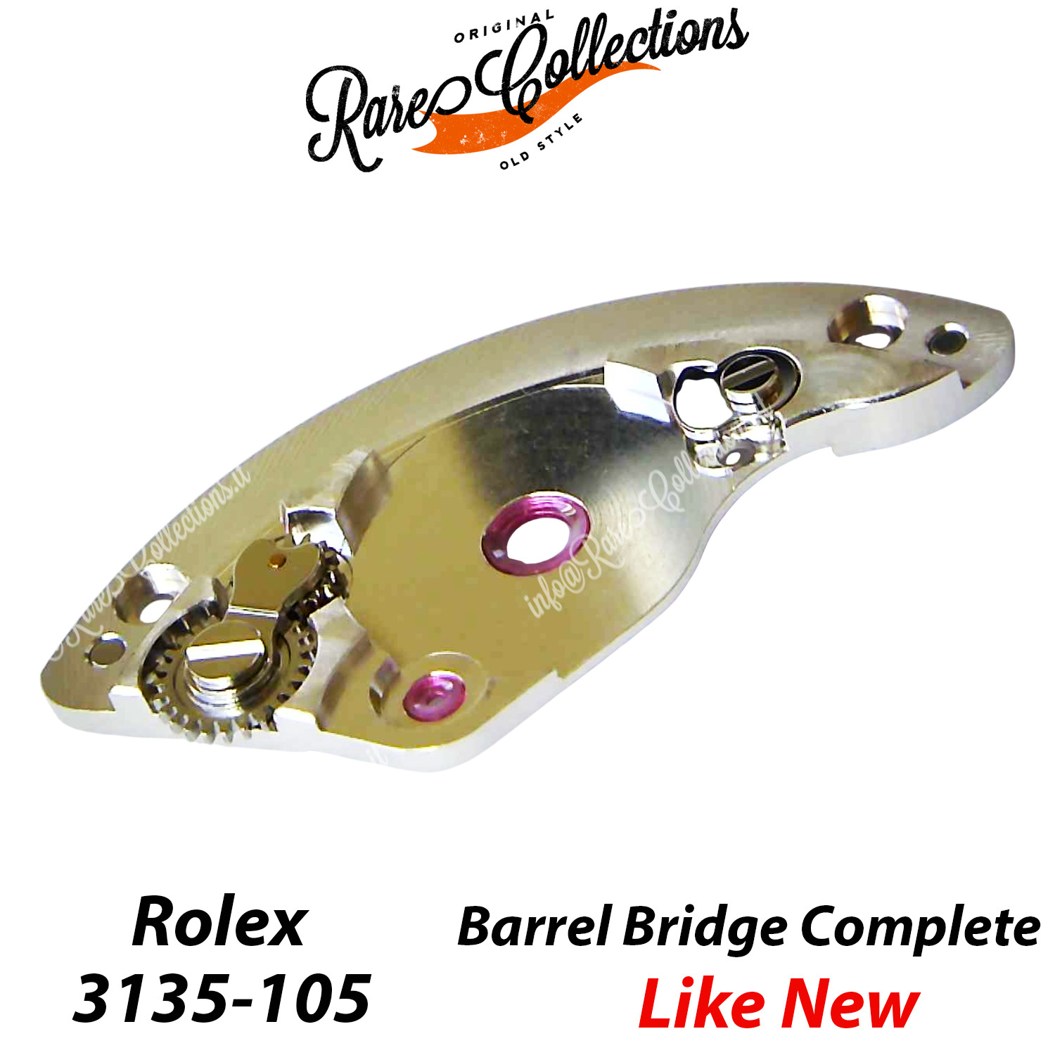 Rolex 3135-105 Excellent Condition Barrel Bridge Complete 3135 3130 3155 3156 31