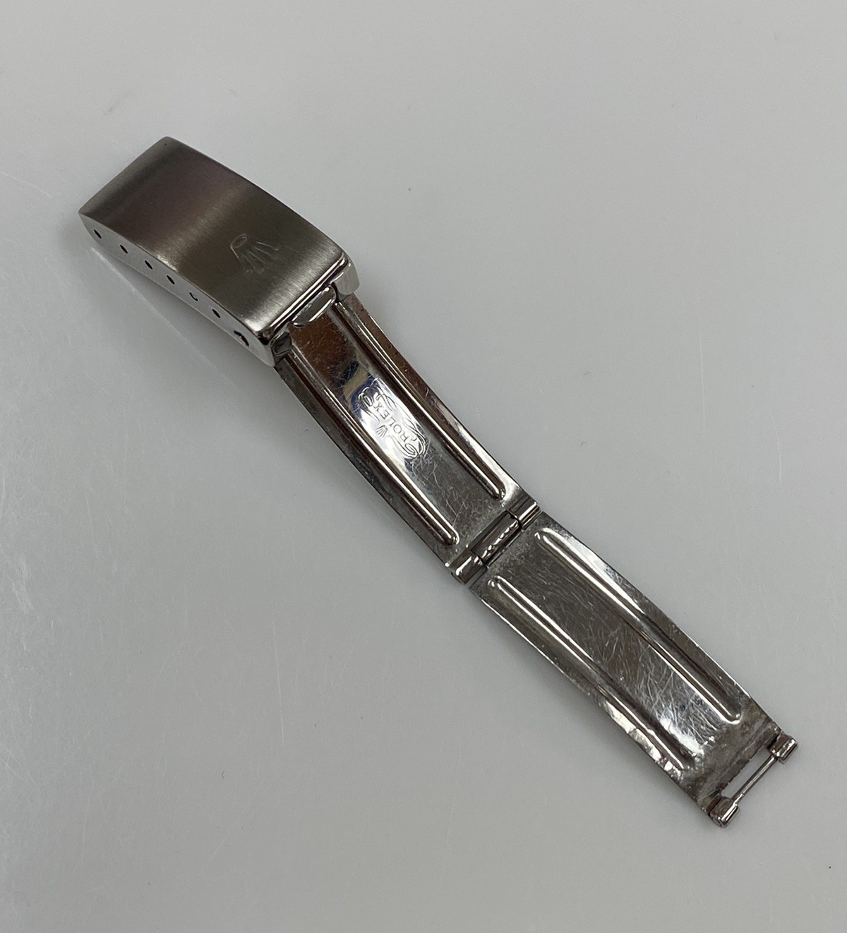 Genuine Rolex 62523D-18 Stainless Steel Buckle Clasp for 13mm Ladies Bracelet
