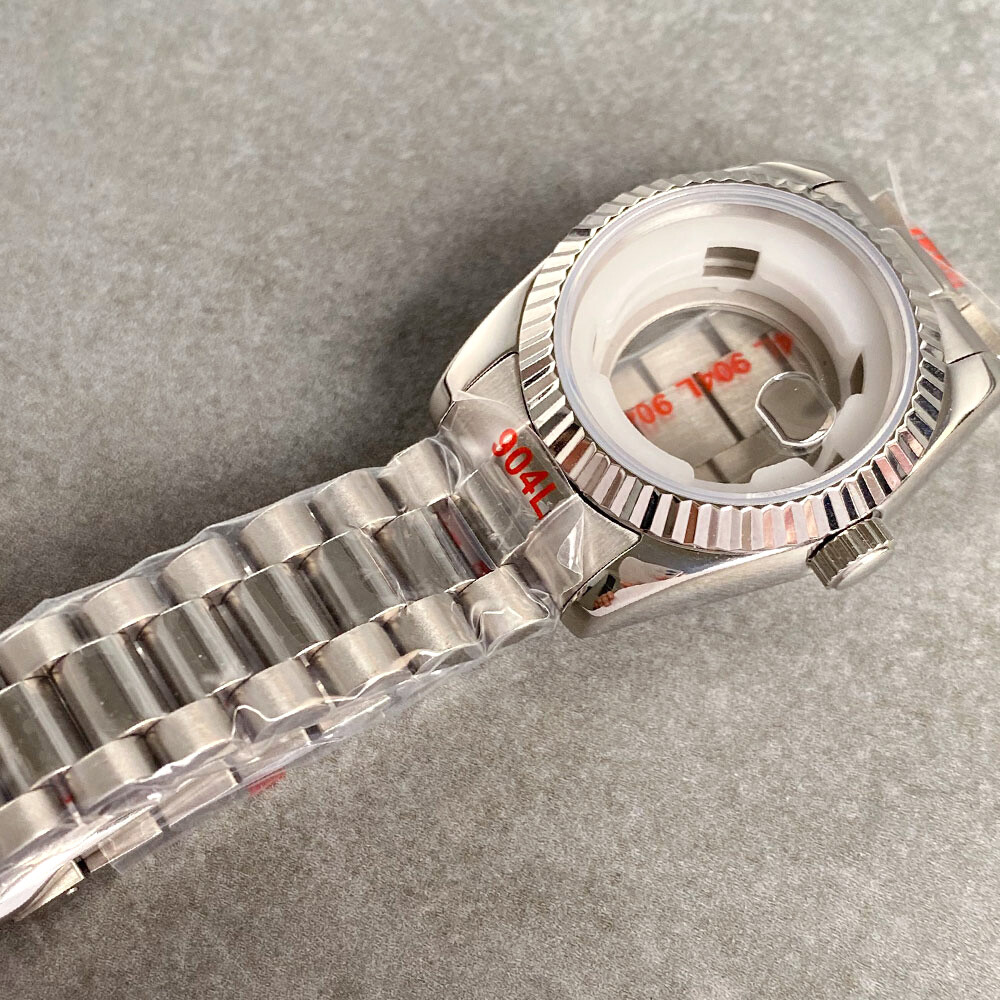 31MM Case Sapphire Jubilee Strap Fit NH05 NH06 Automatic Lady Watch Fluted Bezel