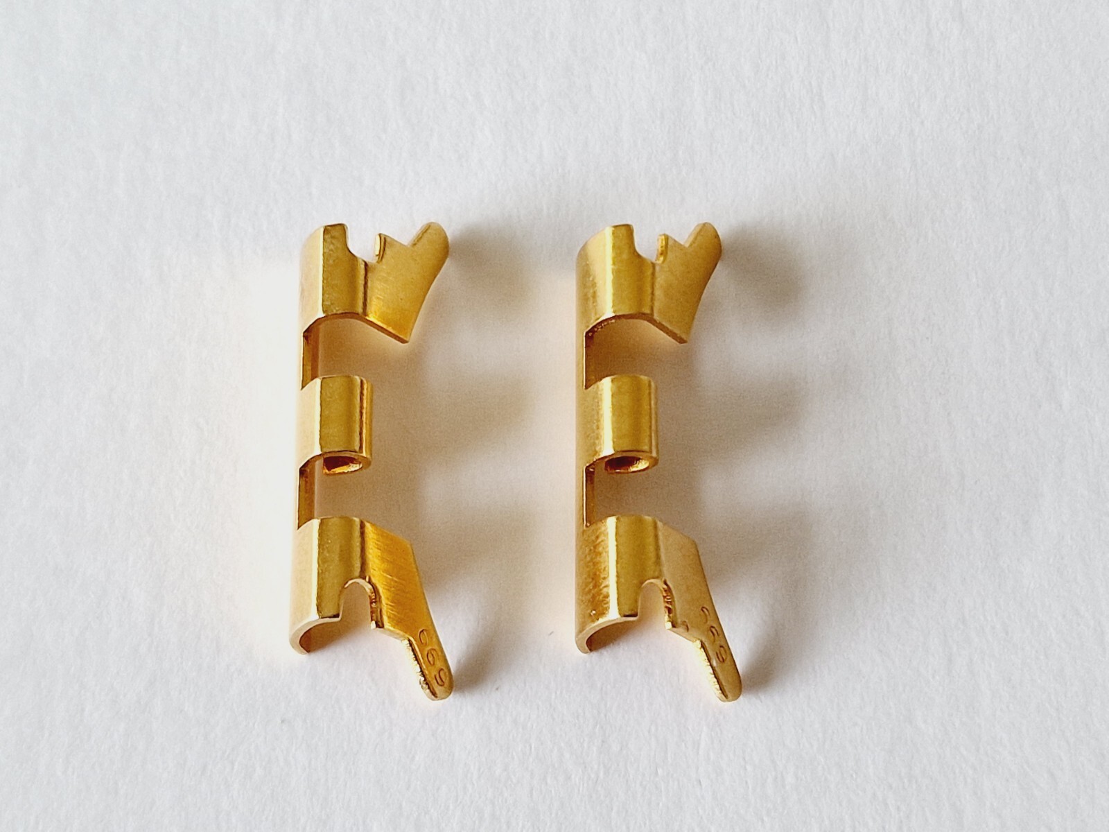 Omega Bracelet End Piece/Link Gilt Reference 699 Genuine (x2)