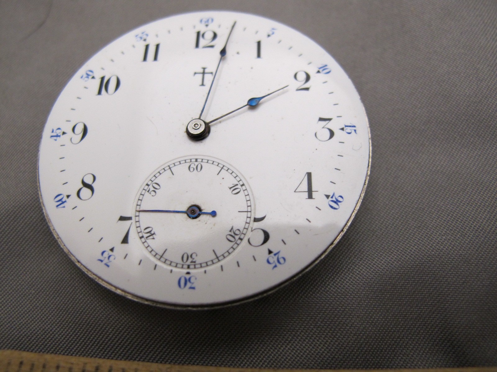 Nice INGERSOLL TRENTON Grade 130 Model 3 16S 7J Pocket Watch Movement-1909