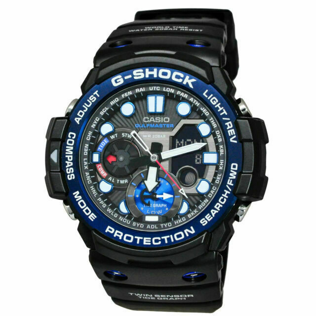 Casio G-Shock Gulfmaster GN-1000 GN-1000B black resin watch case cover, bezel
