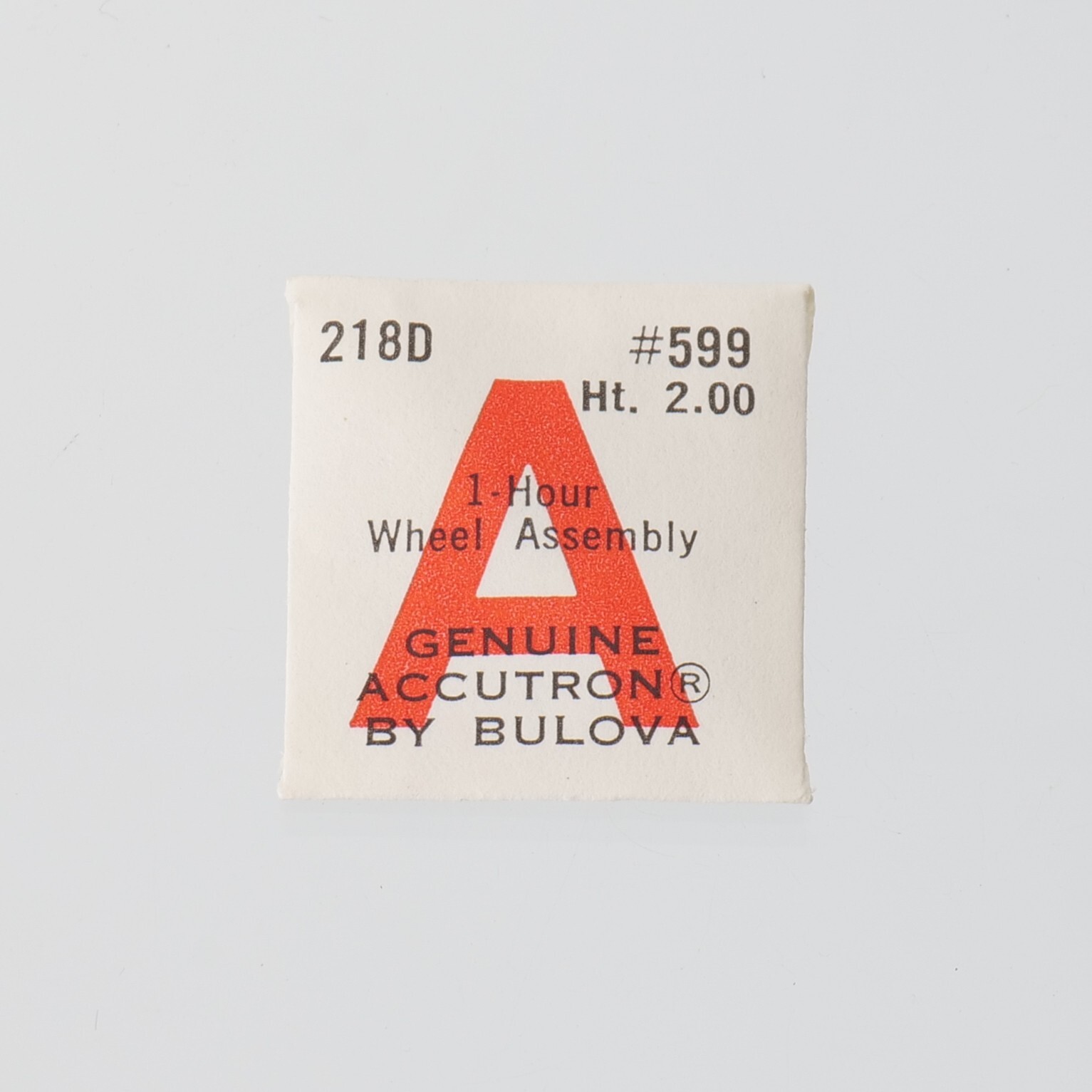 NOS Bulova Accutron 218D Hour Wheel Assembly Watch Part #599 Watchmakers (C5D5)