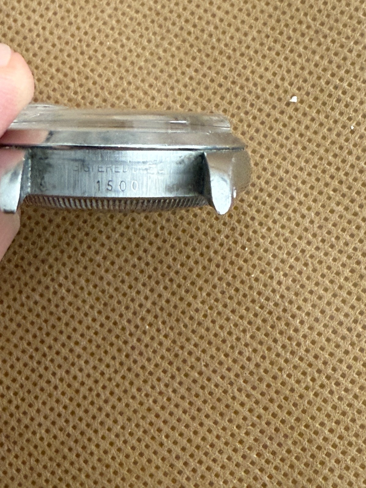 100% Original rolex 1500 steel case with glass and bezel used condition 34mm