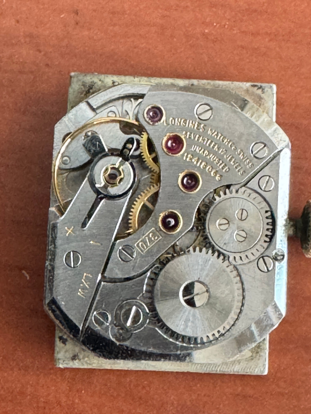 VINTAGE MEN’S LONGINES WRIST WATCH MOVEMENT CAL. 370 RUNNING GREAT 17 JEWEL