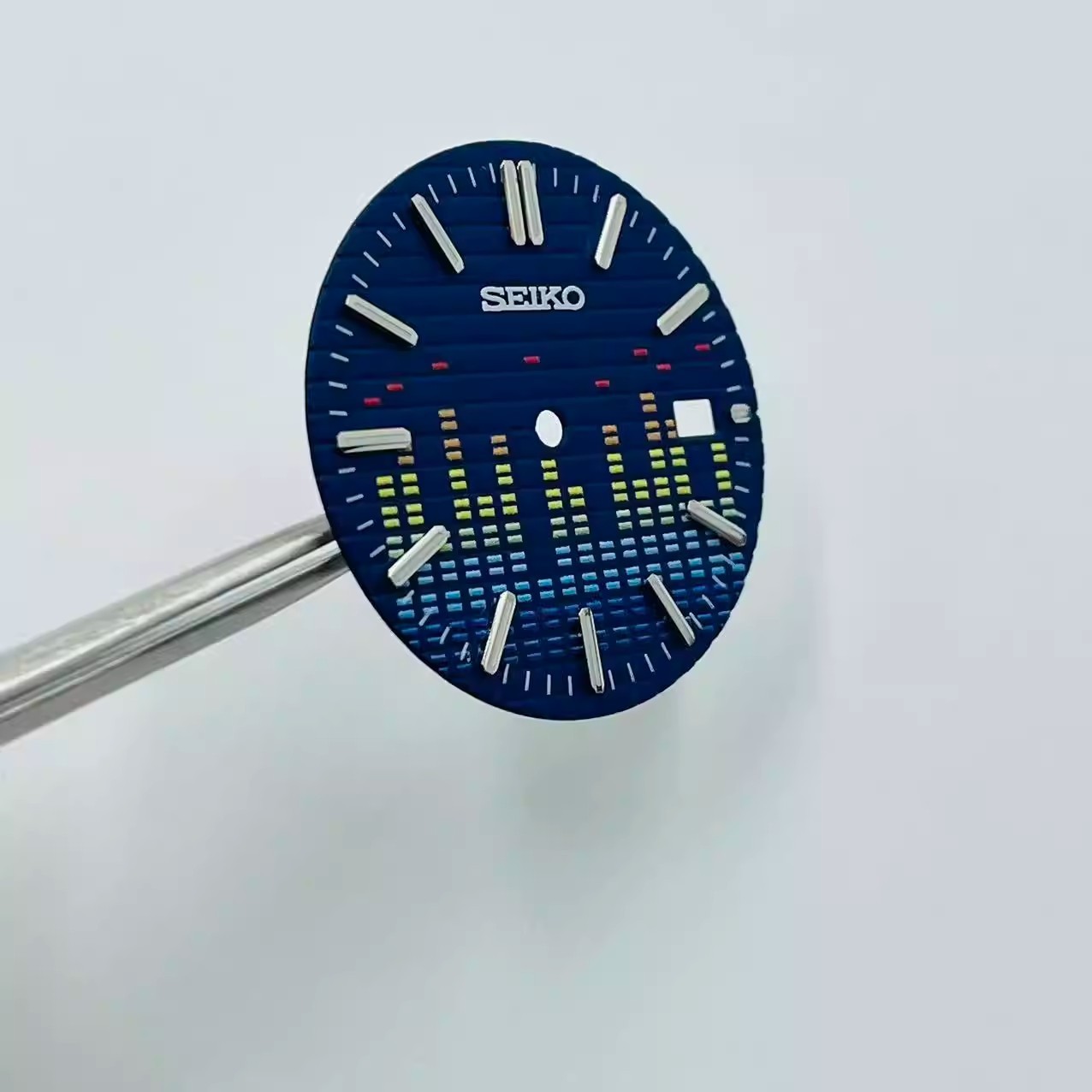 For Seiko 31mm Watch Dial Green Luminous Fit NH35 NH36 Movement Color Audio Mod