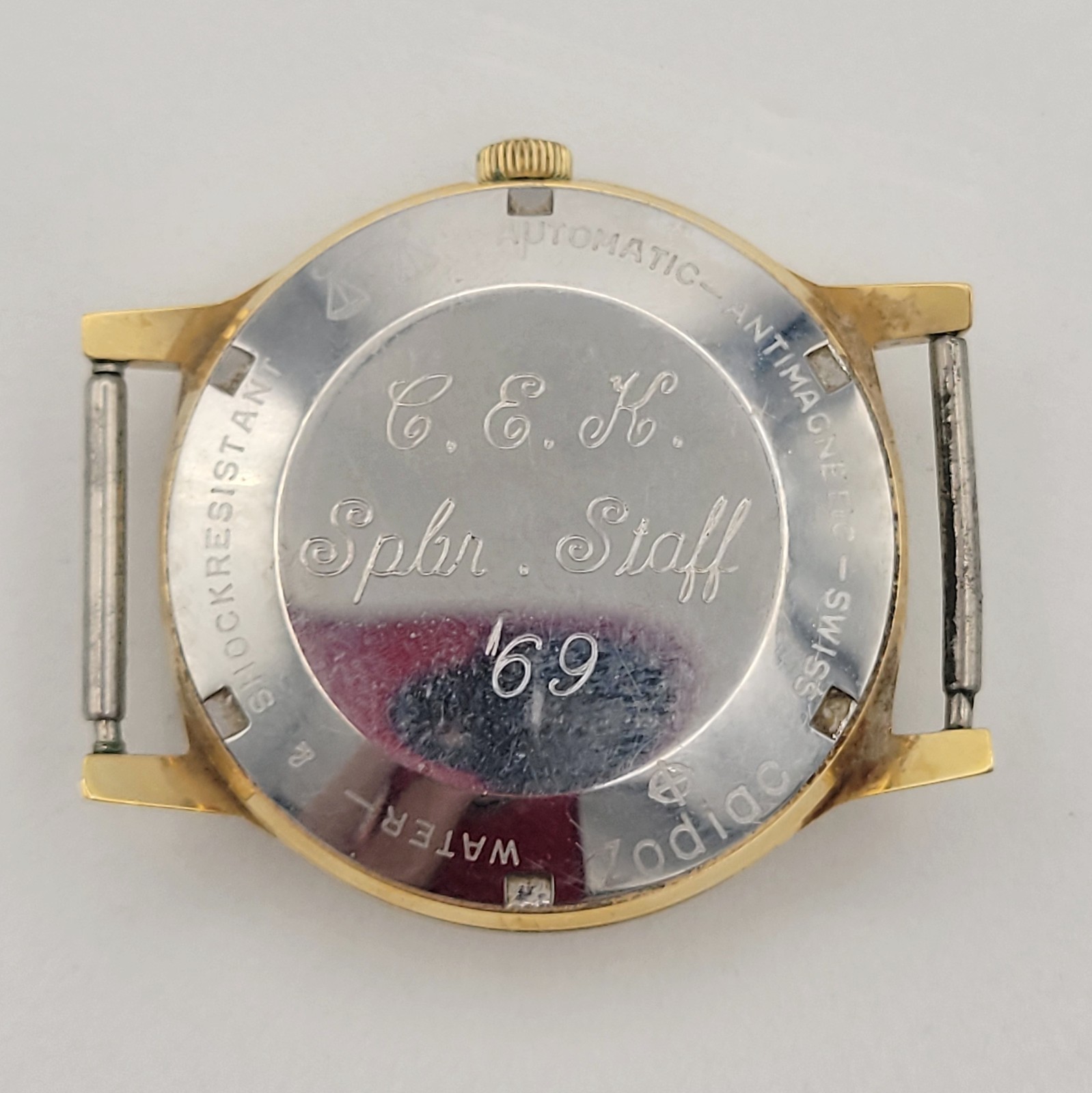 Zodiac Ref. # 70-72 Movement Guardsman 17 Jewel Automatic Watch WORKING 1960s