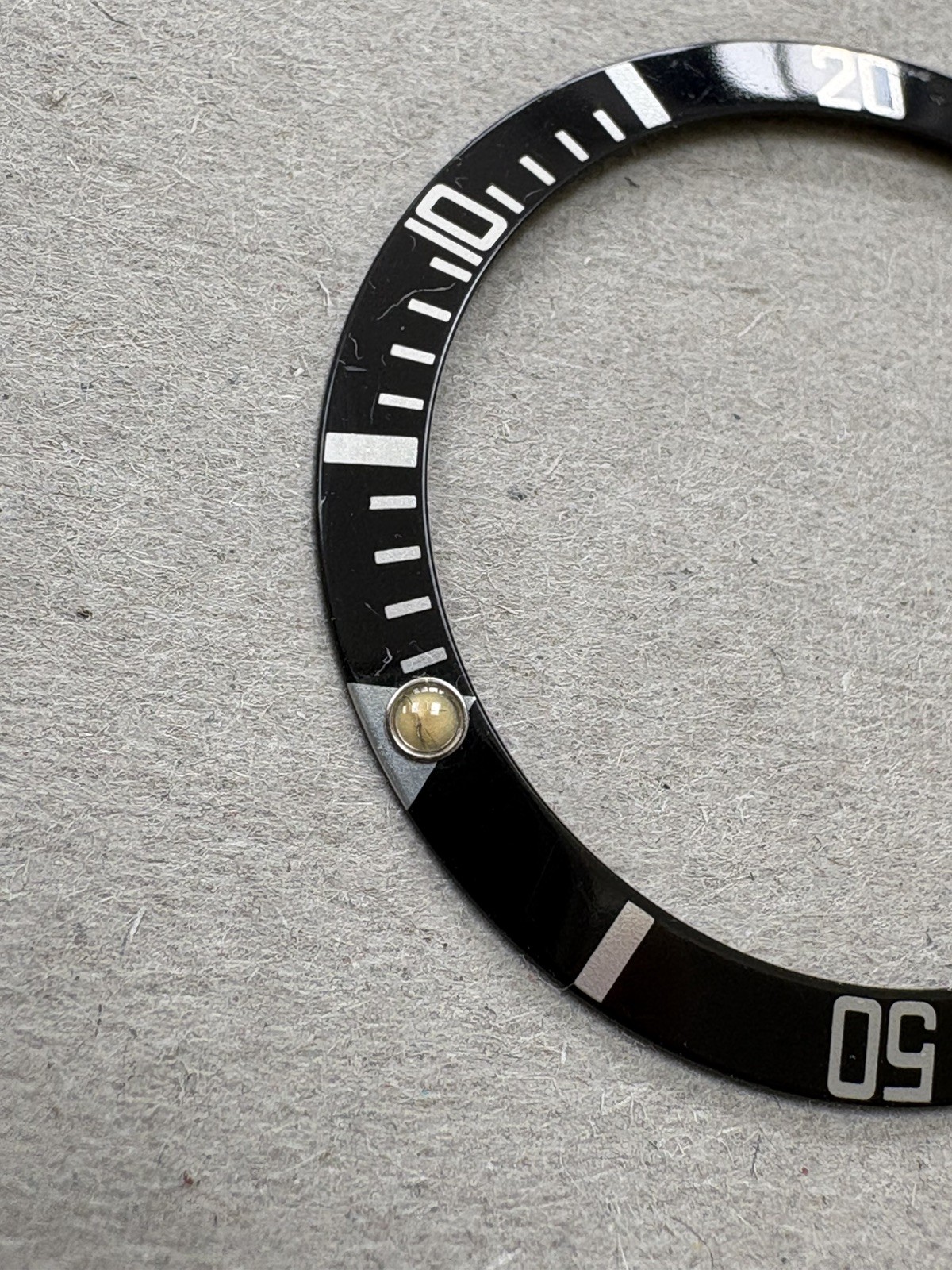 Genuine Rolex submariner 14060/14060m non date tritium bezel insert