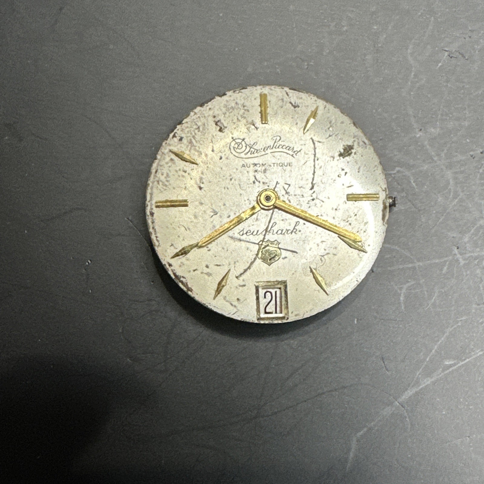 Lucien Picard Seashark LP 40C Watch Movement For Parts
