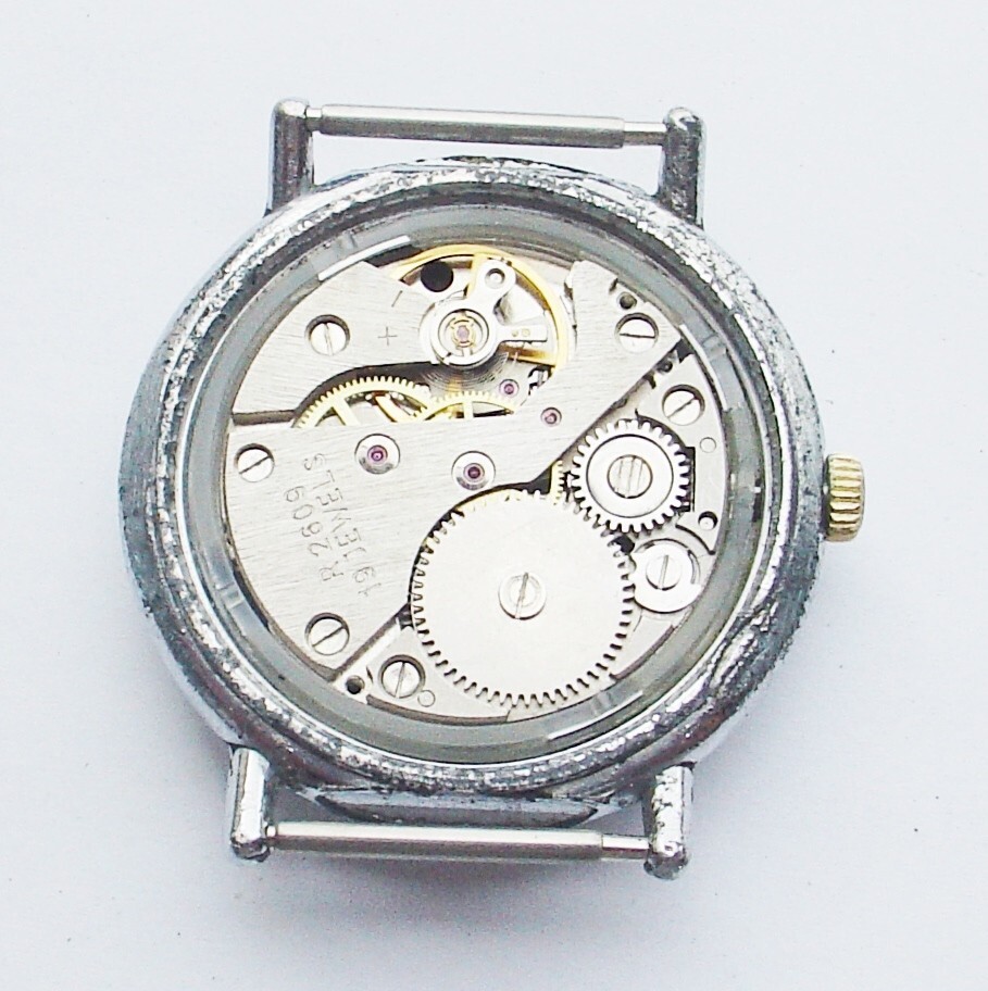 Rary Vintage Raketa Soviet Russian watch mov R 2609 Brown Dial SERVICED