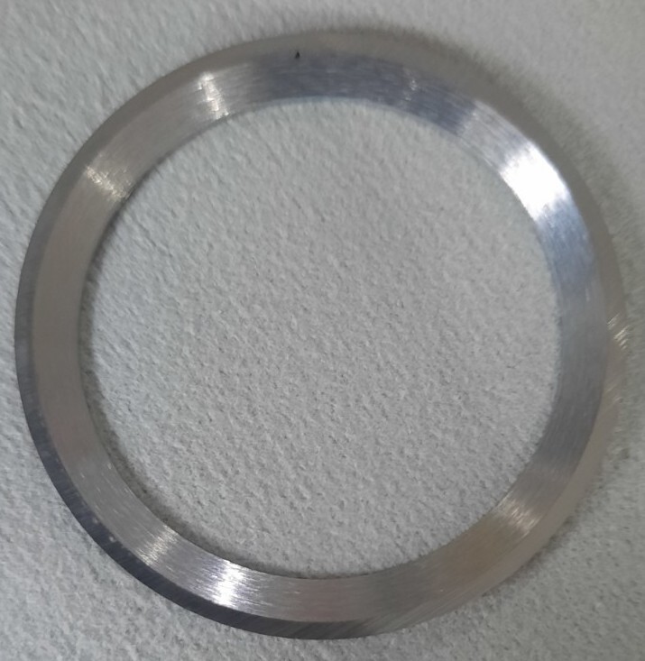 38mm Bezel insert Mirrored Silver And Blue For Divers Watch Seiko SKX SRPD Mod