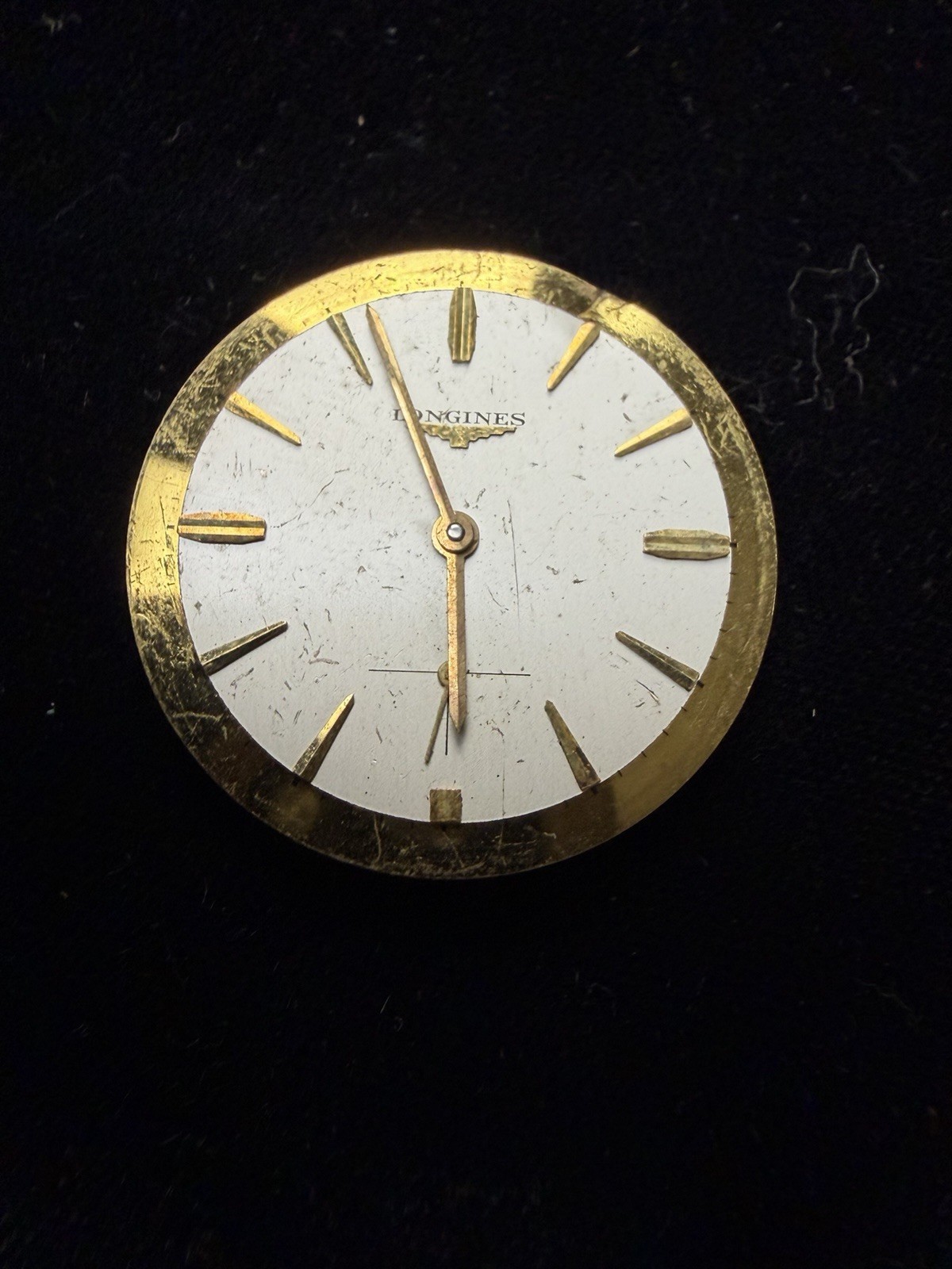 Vintage Longines Cal 23z Watch Movement Complete Running Dial Parts Repair