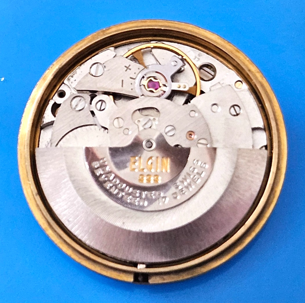 LORD ELGIN 333 17J WATCH MOVEMENT (REMOVED FROM GOLD CASE/BALANCE RUNS) LOT.66