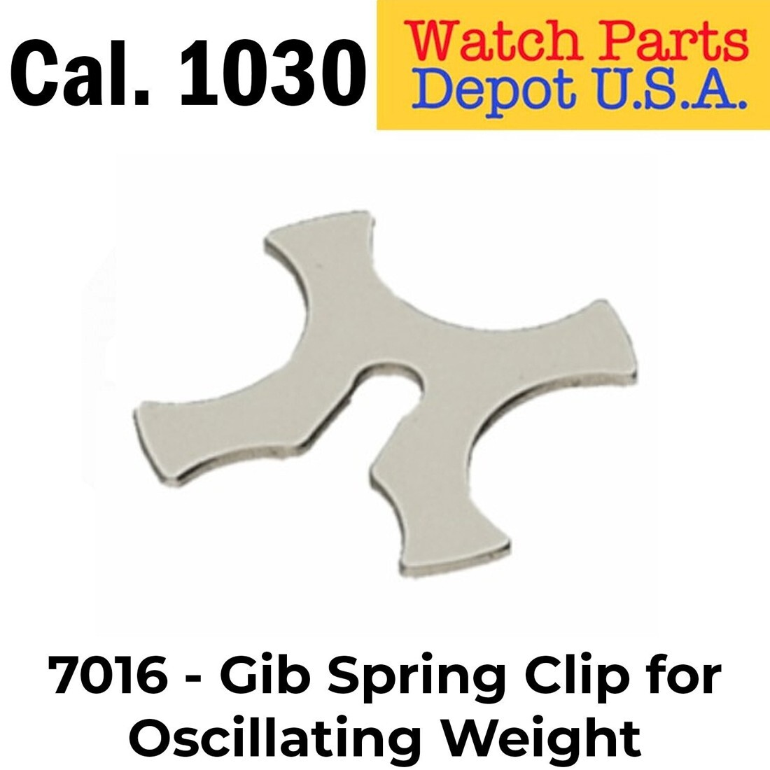 Swsis Made Spring Clip for Oscillating Weight Fits Rolex 1030 7016 Tudor 390 395