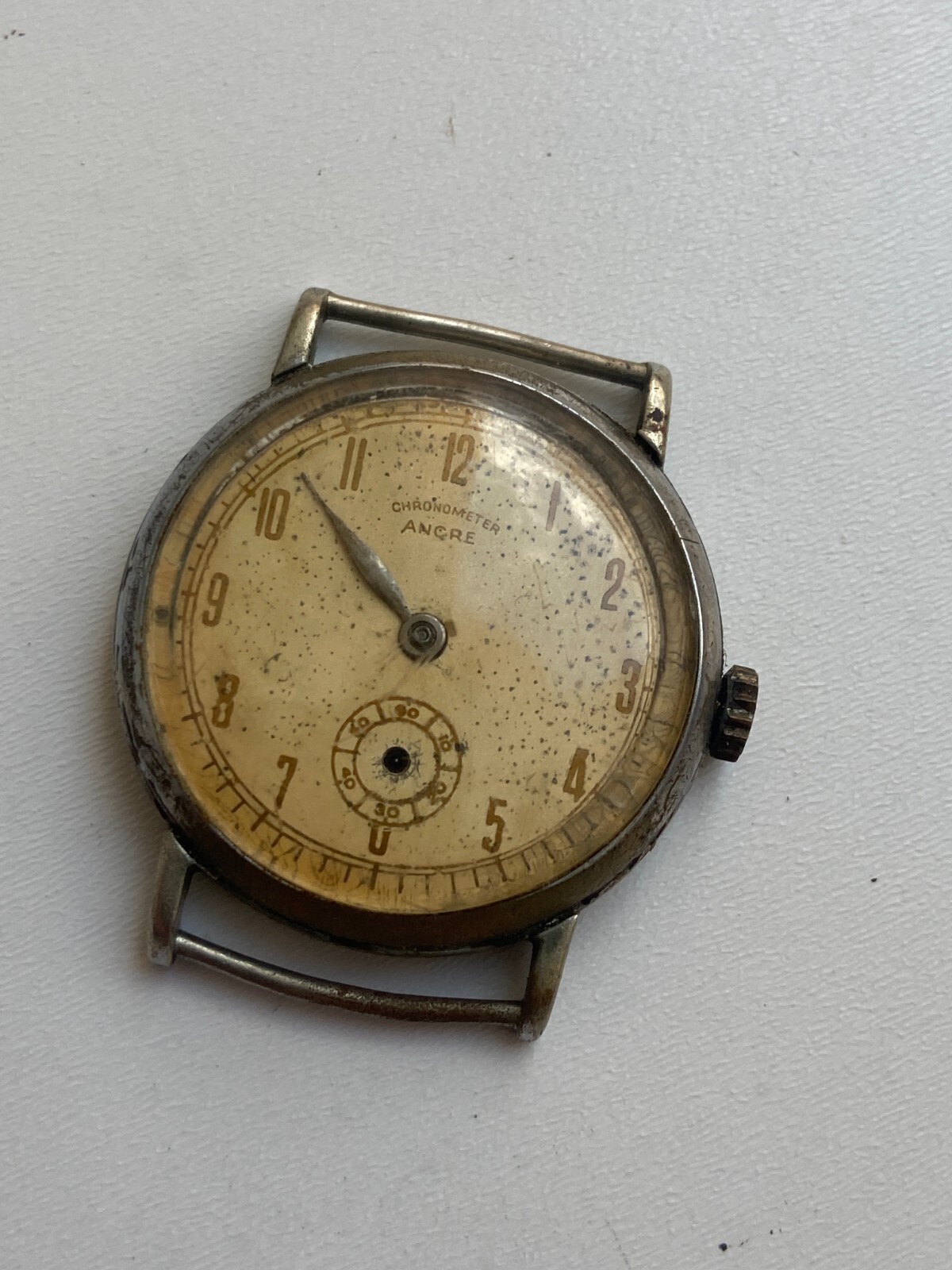 Vinatage watch parts MOVMENT SILVANA 1078 ANCRE CHRONOMETER