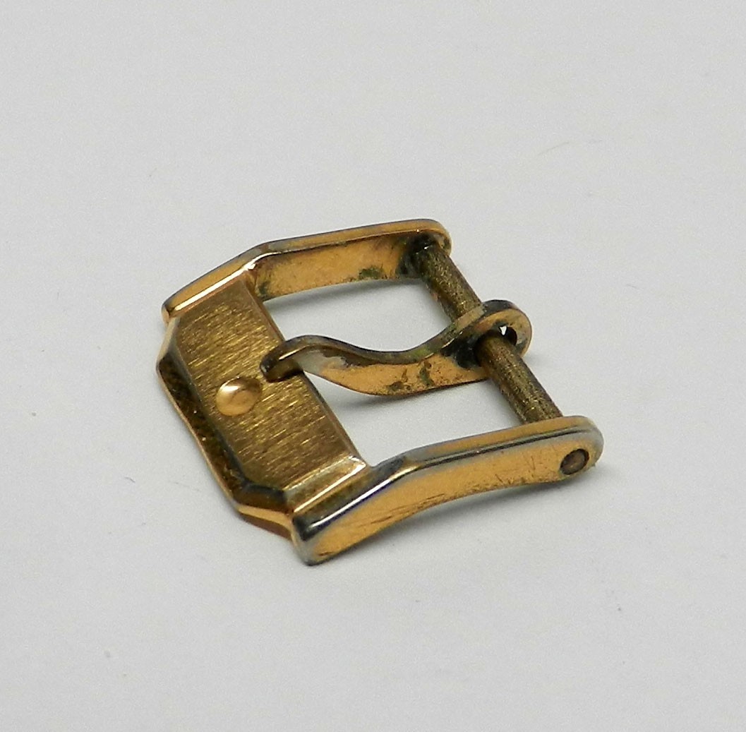 Authentic 14MM Movado Gold Buckle Clasp Fits All 14 mm Leather, Lizard Straps
