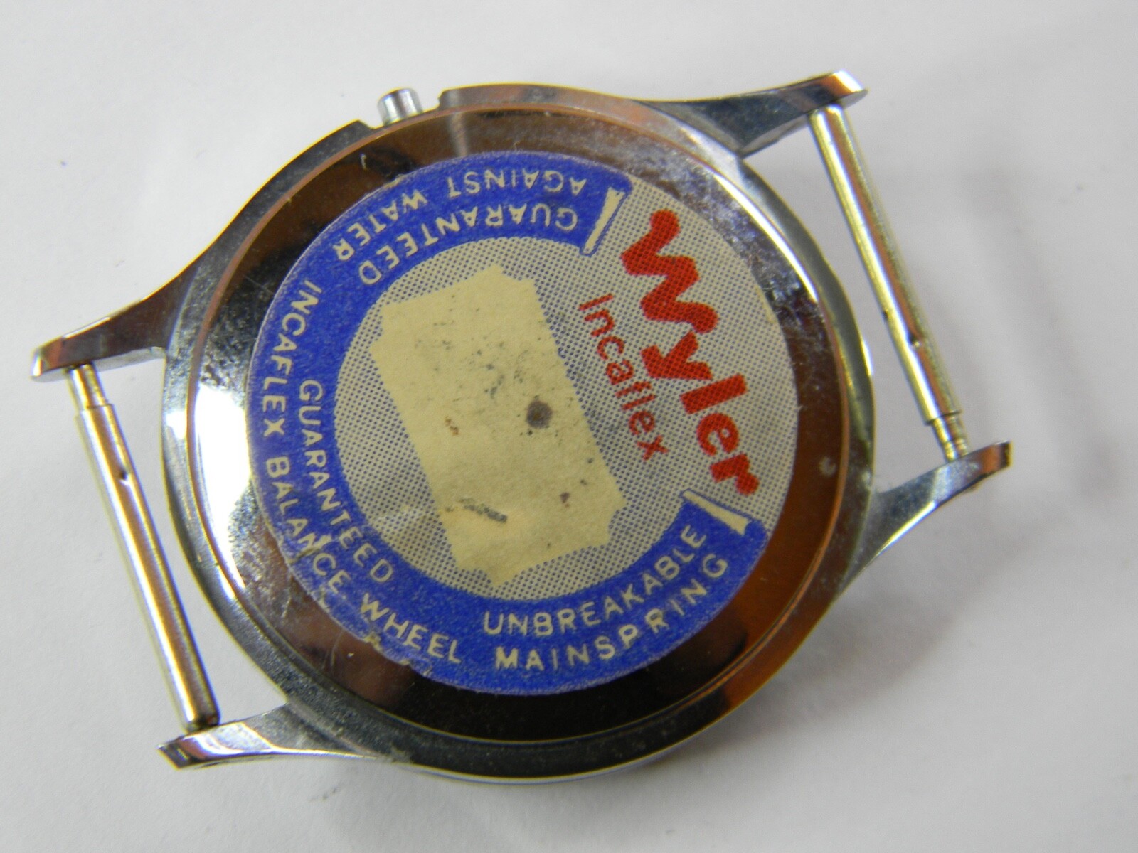 EXC. FINE VINTAGE NOS WYLER INCAFLEX MENS WATCH CASE – ORIGINAL LABEL