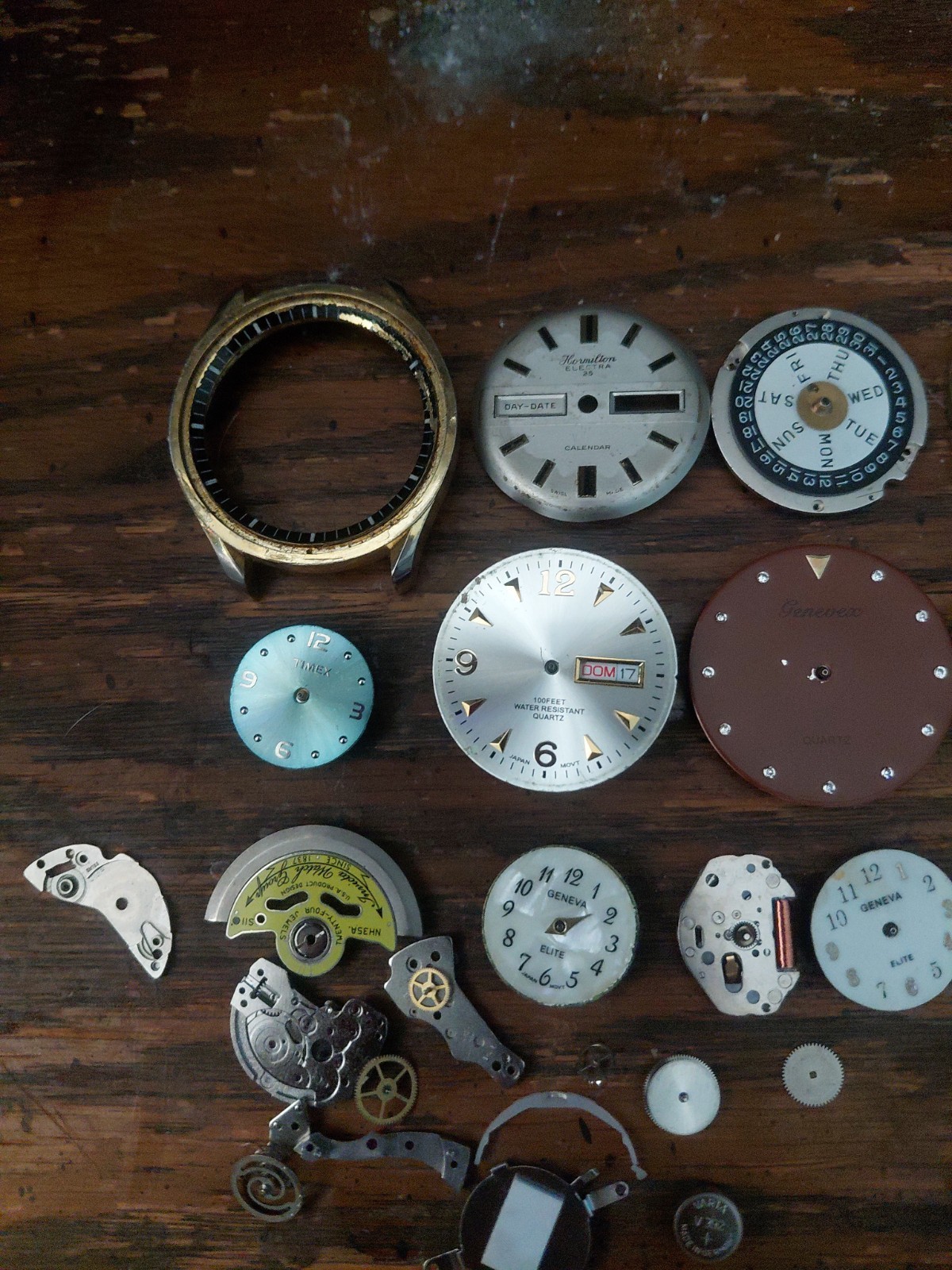 Watch Parts, Movements, Faces (Hamilton, Citizen, Camy, Bulova, Coca Cola9