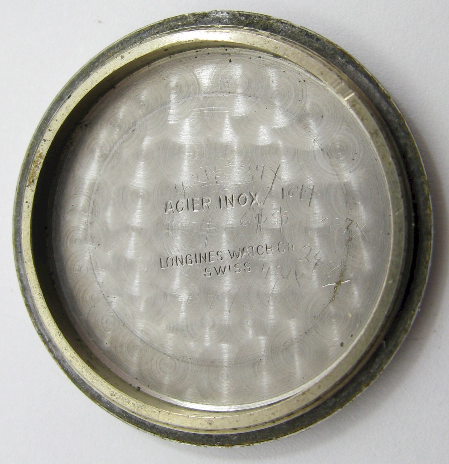 Longines Watch part complete VINTAGE case 22820 116 stainless steel 31.7 mm