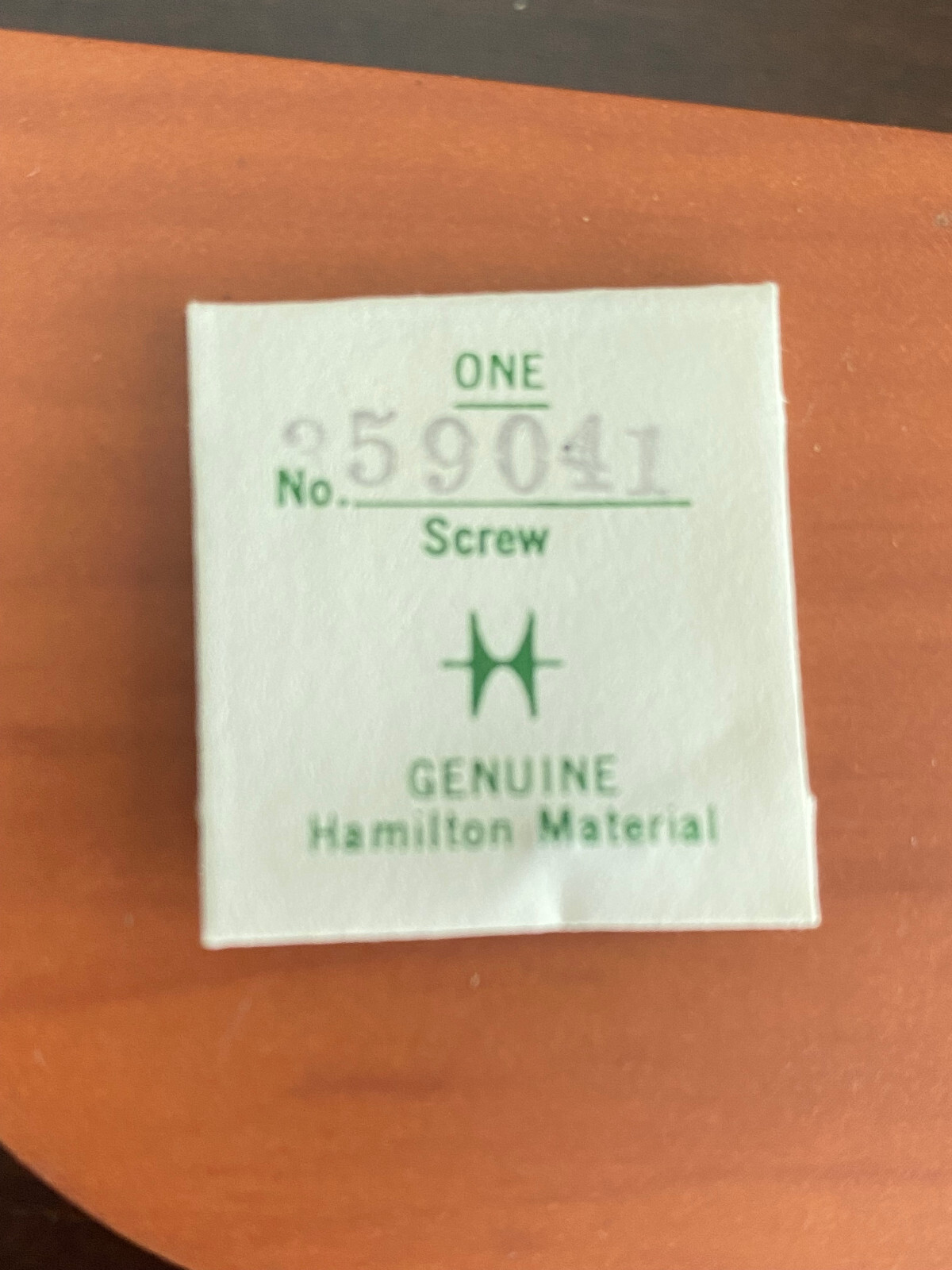 VINTAGE GEN HAMILTON BALANCE COCK SCREW FOR 992B,950 & FOR BRIDGE SCREW 359041