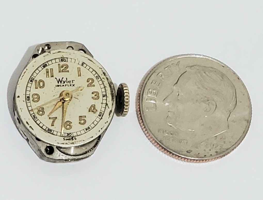 Wyler Incaflex 17 Jewels Ladies Watch Movement for Parts