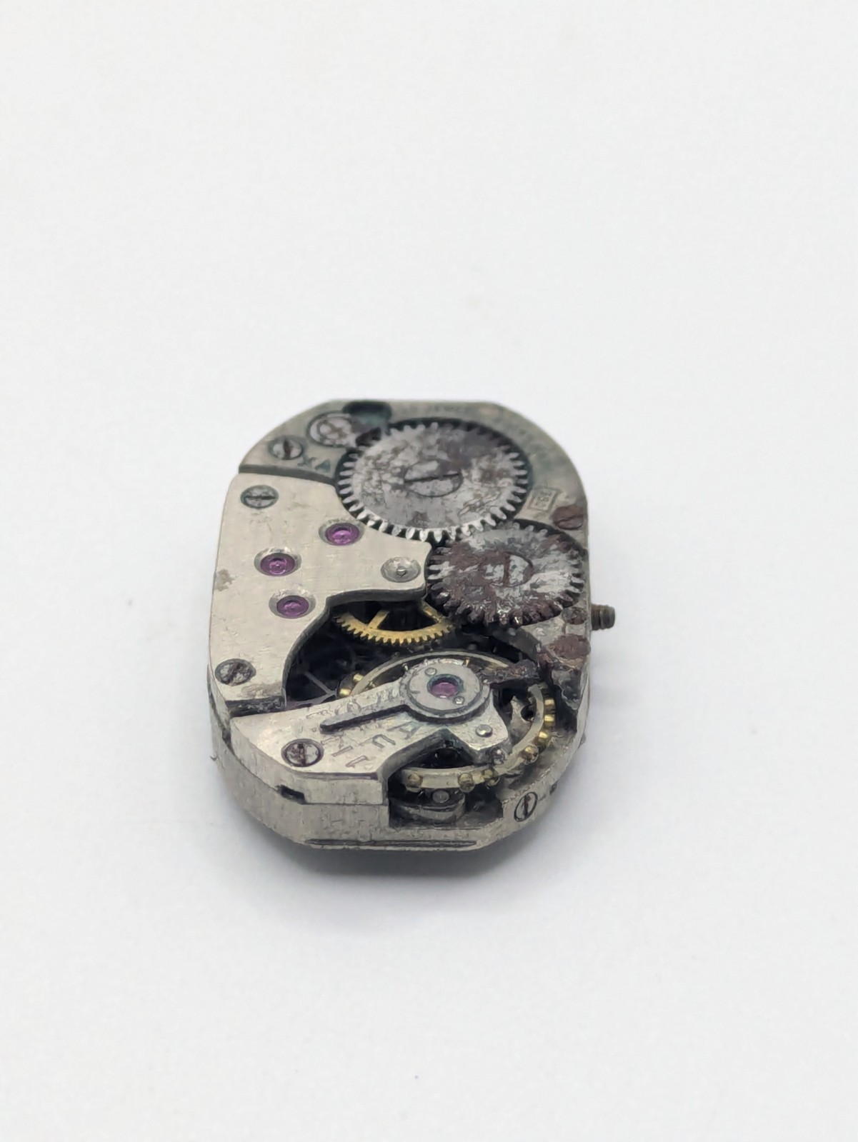 Rotary P120 Cal. 390 Manual Wind Watch Movement 15 Jewels Swiss Parts Repair