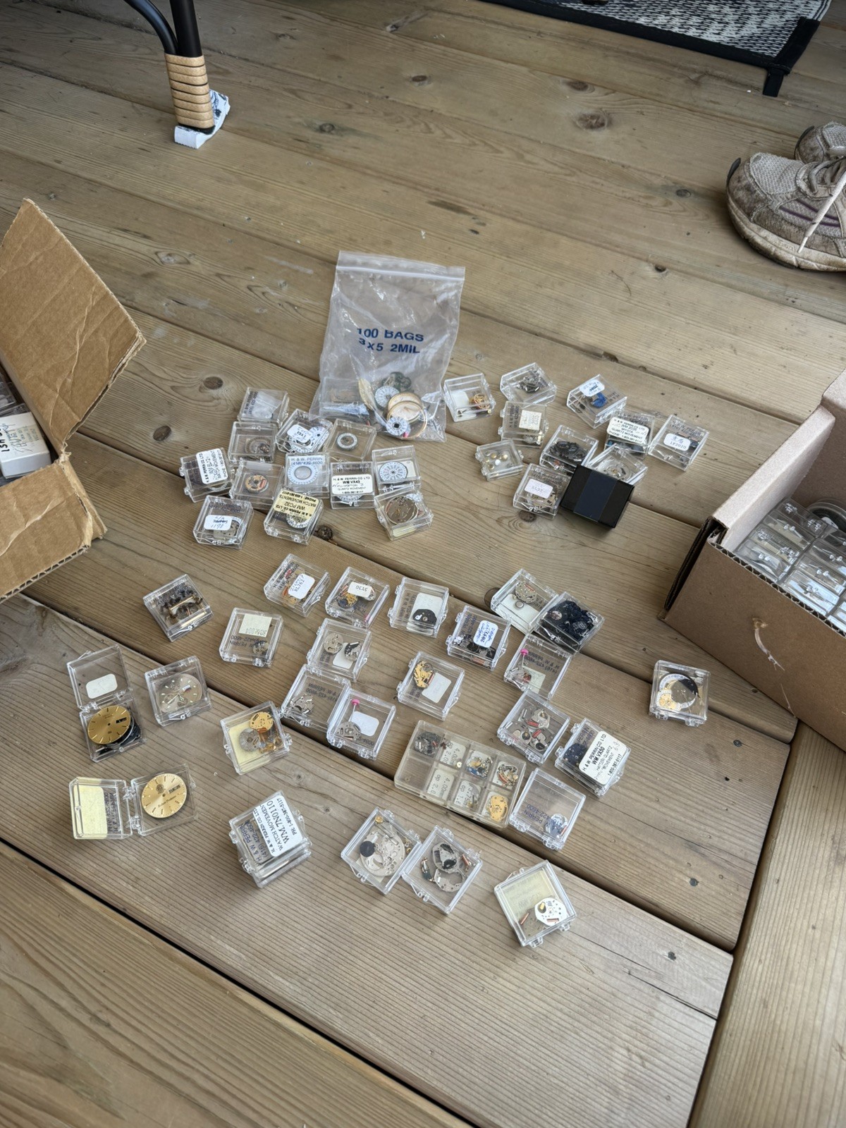 Huge Lot Vintage Watch Parts