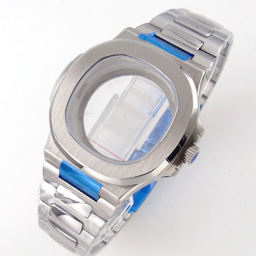 40mm Watch Case+Dial Sapphire Crystal Fit NH35A Miyota8215 DG2813 ETA2824 PT5000