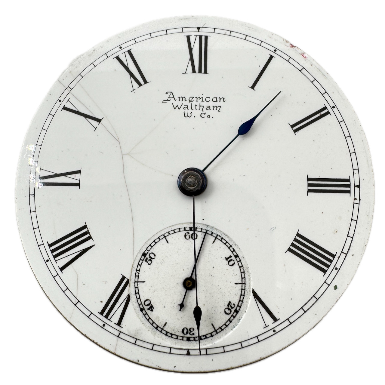 Antique 18 SIze 1891 Waltham 7 Jewel Mechanical Pocket Watch Movement 1 USA