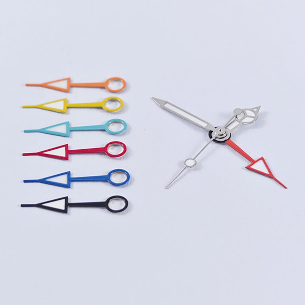 GMT Watch Hands For NH34 Movement Green Luminous for Seiko Watches Needles