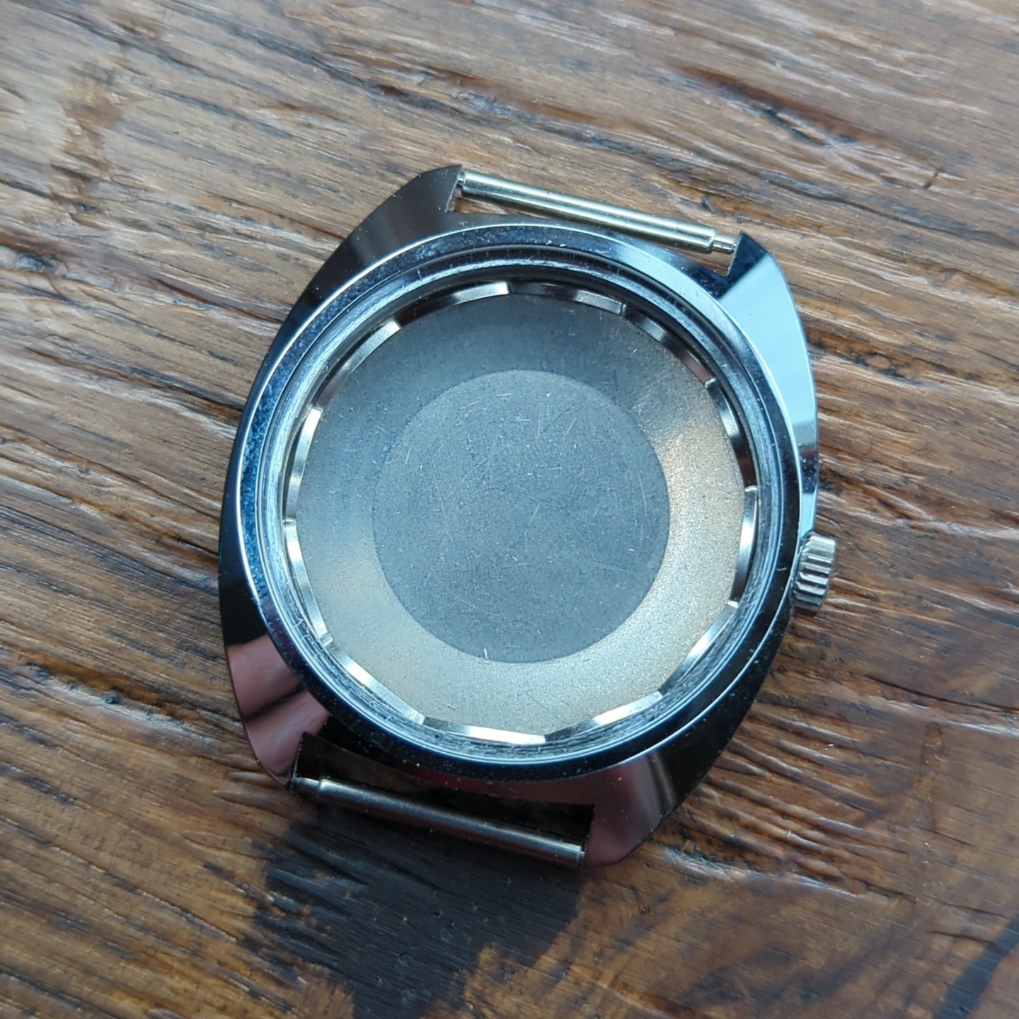 1960s Swiss NOS Waterproof Vtg Watch Case 36mm For Watchmaking (Ref:AM)