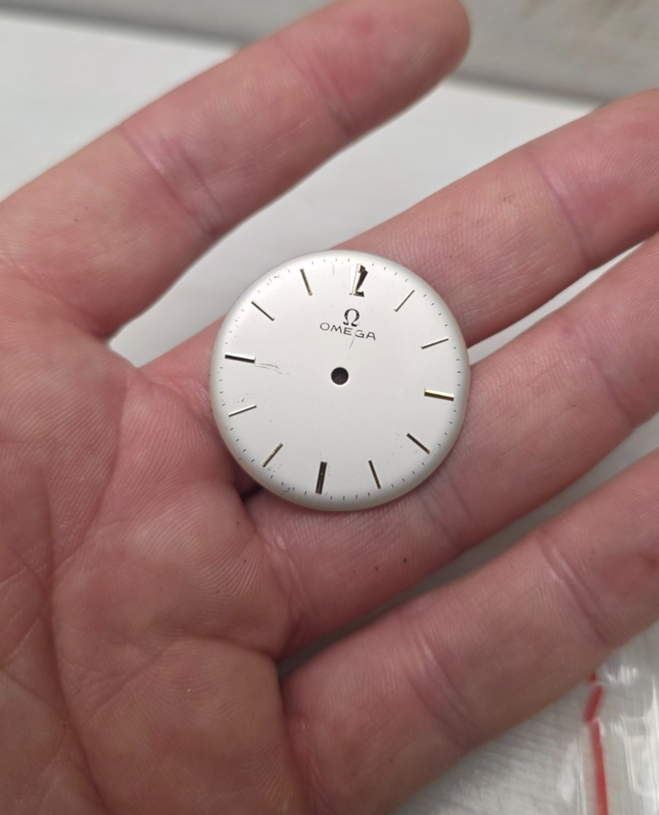 Vintage Antique Collectible OMEGA Watch Wristwatch 30mm Watch Dial Part Original
