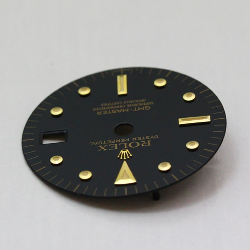 Rolex Genuine 16753 GMT-Master Black & Yellow Gold Nipple Dial ca. 1970’s