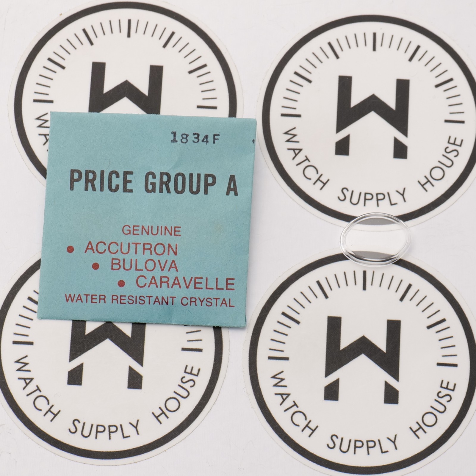 Genuine Bulova Accutron Crystal Ref 1834F Watch Part Watchmakers (C1D28)