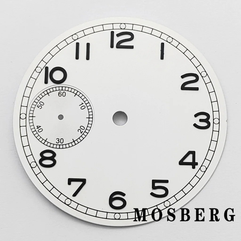 37mm Dial Hands Luminous Date Window for 6497 ST36 Automatic Movement