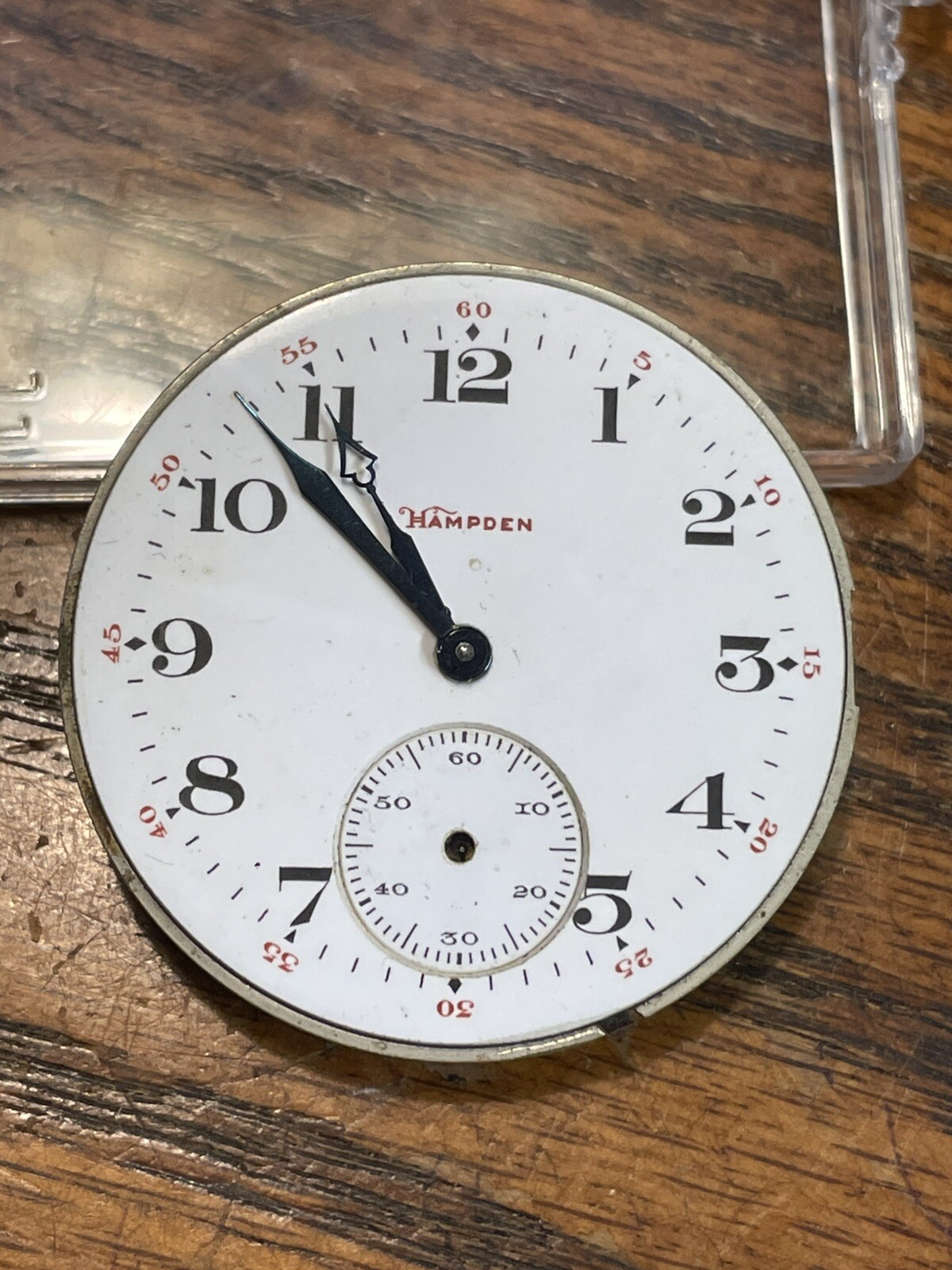 Hampden Watch Co. Gen’l Stark 12S 15J Hunting model 3 Pocket Watch Movement
