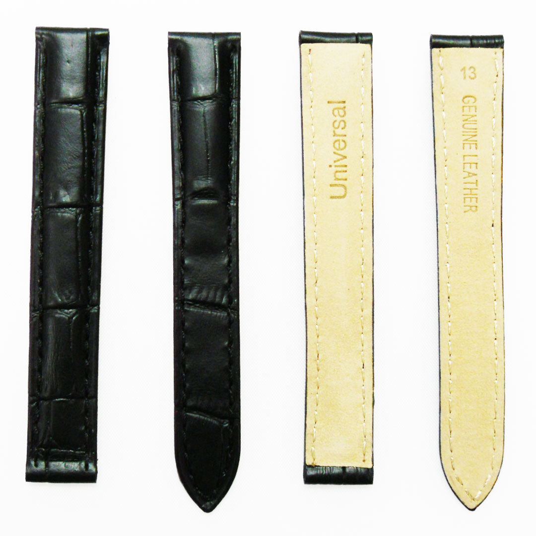 Watch Band Genuine Leather Alligator Grain (PADDED) fit Cartier Watch , 13X12MM