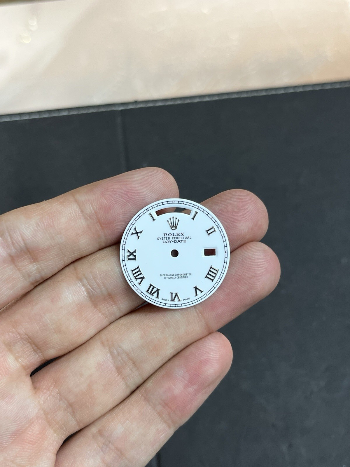 Rolex President 36mm White Glossy Roman Dial