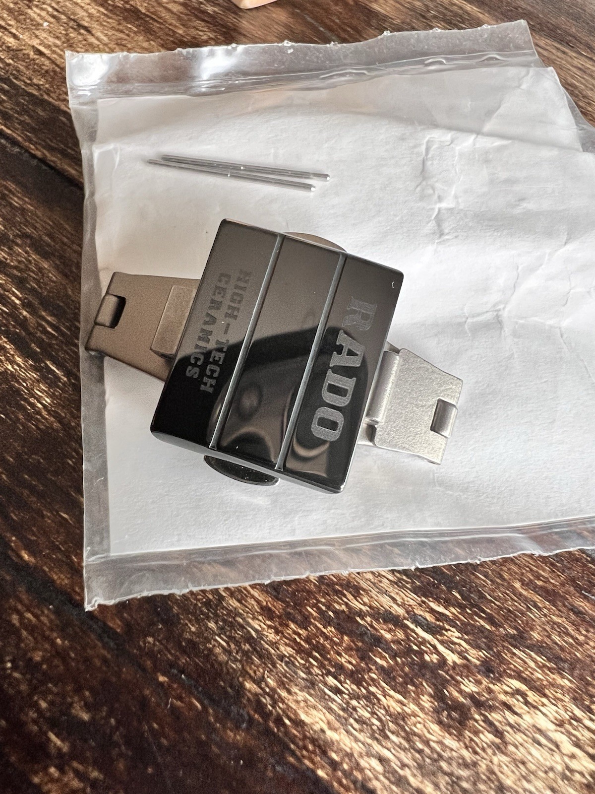 Rado Watch CLASP NEW SINTRA REF 04191 CERAMIC/TITANIUM 19/20 MM SWISS MADE