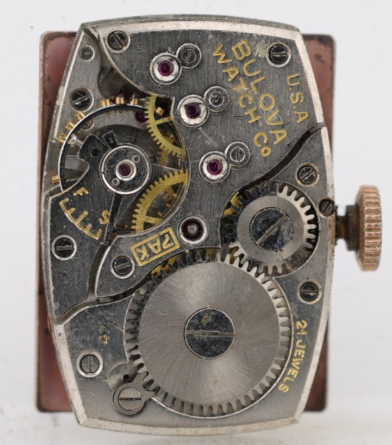 BULOVA cal. 7AK, 21j WRIST WATCH MOVEMENT, FOR REPAIR (M11)