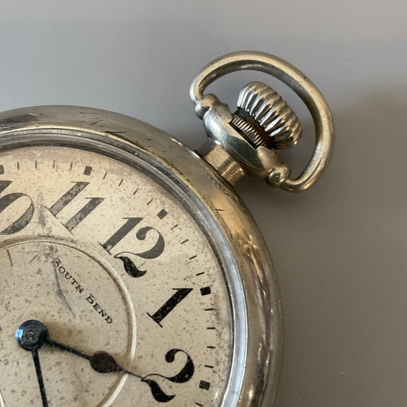 Works! Antique 16s 1910 South Bend 17j Mechanical Pocket Watch Movement 215