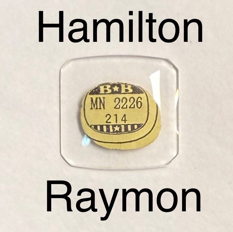 NOS Vintage 1940s-50s Hamilton Raymon Glass Watch Crystal