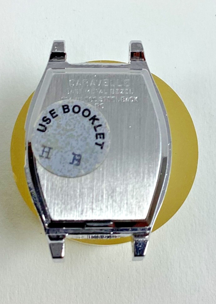 Lot Vintage Caravelle by Bulova Women’s Wrist Watch Case 4104 HB KB Silver NOS